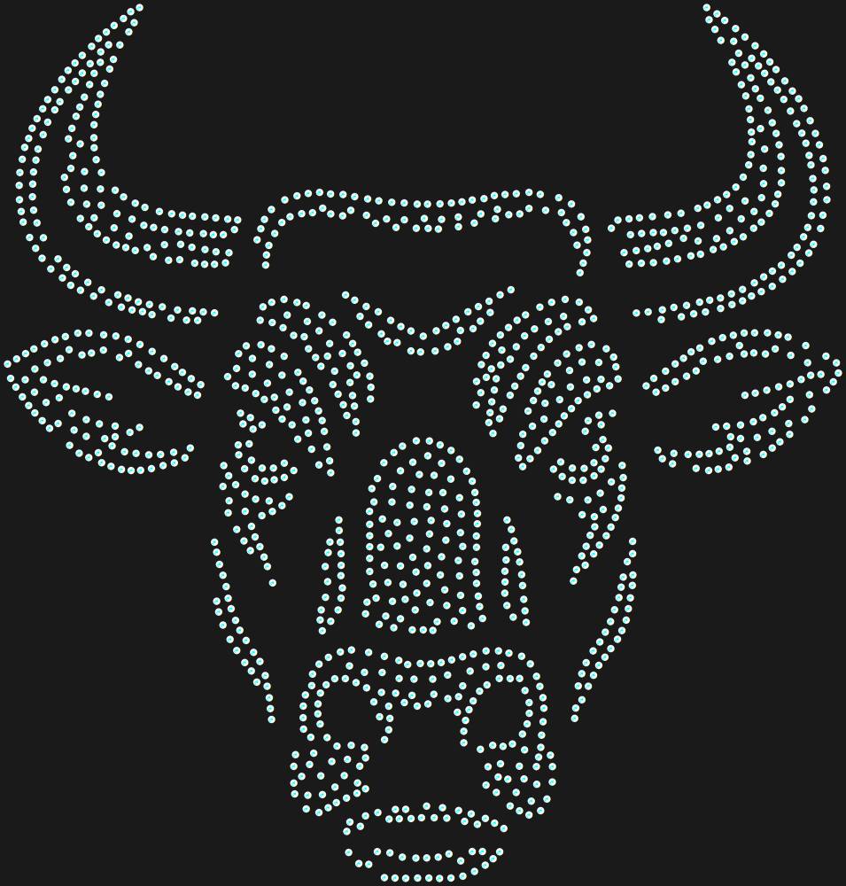 Трафарет Bull — RHT_BULL1_SS20_CRYSTAL_AB_DMC