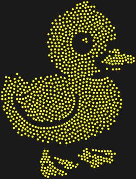 Diamond painting by numbers "Duckling". 982 rhinestones. A design where tenderness and playfulness intertwine, perfect for creating a positive mood.