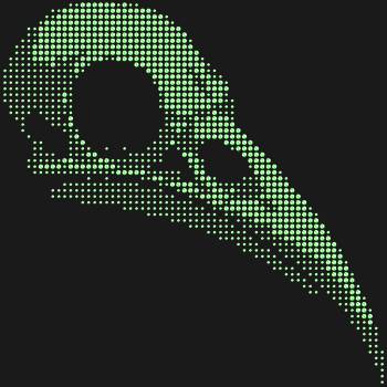 Череп птицы, сияющий тысячей ста пятнадцатью тремя стразами, — это не просто украшение, это эхо древних легенд, застывшее в ослепительном блеске.