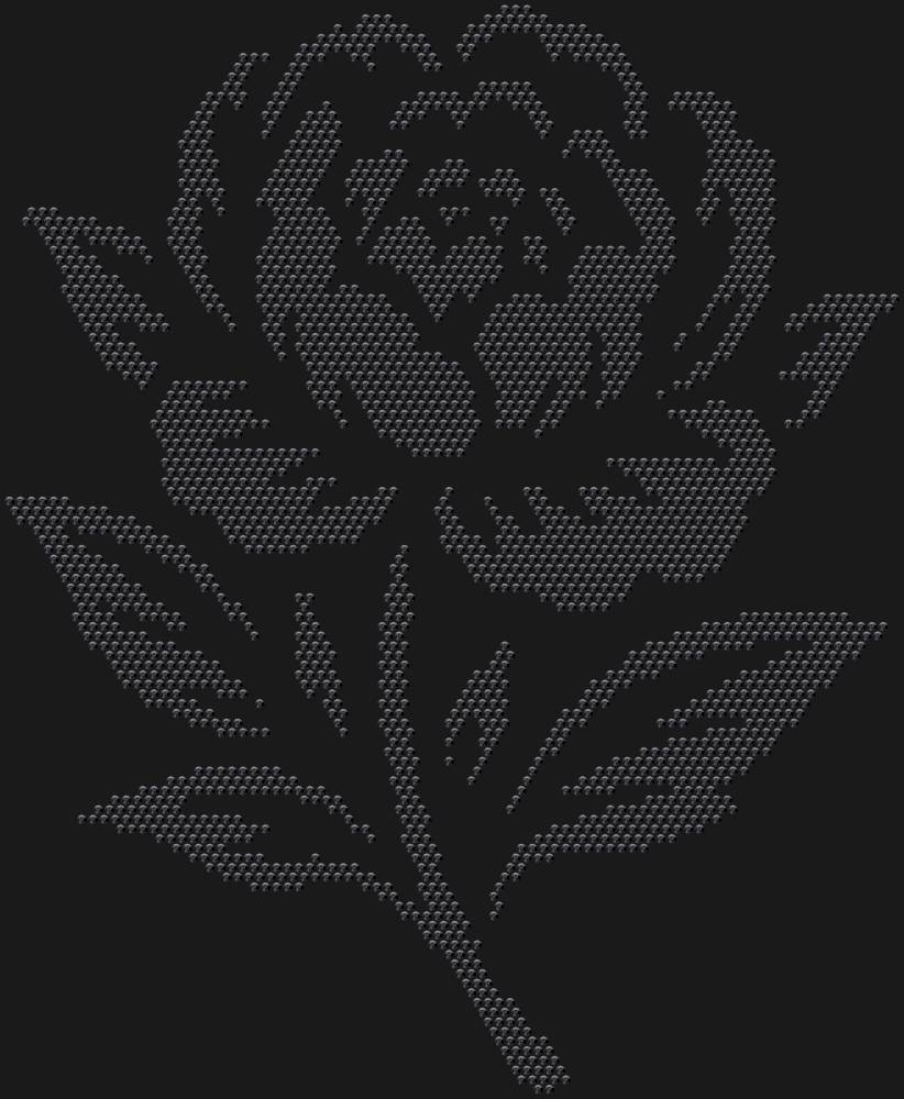 Трафарет Peony — RHT_PEONY1_SS10_JET_BLACK