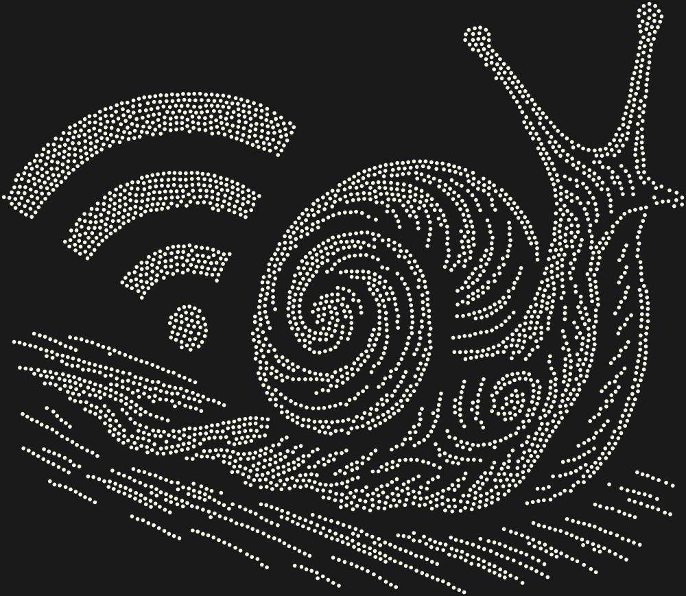 Трафарет Медленный интернет — RHT_SNAIL3_SS10_CRYSTAL_AB