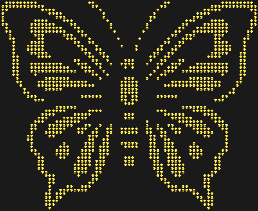 Трафарет Butterfly — RHT_BUTTERFLY2_SS10_GOLD
