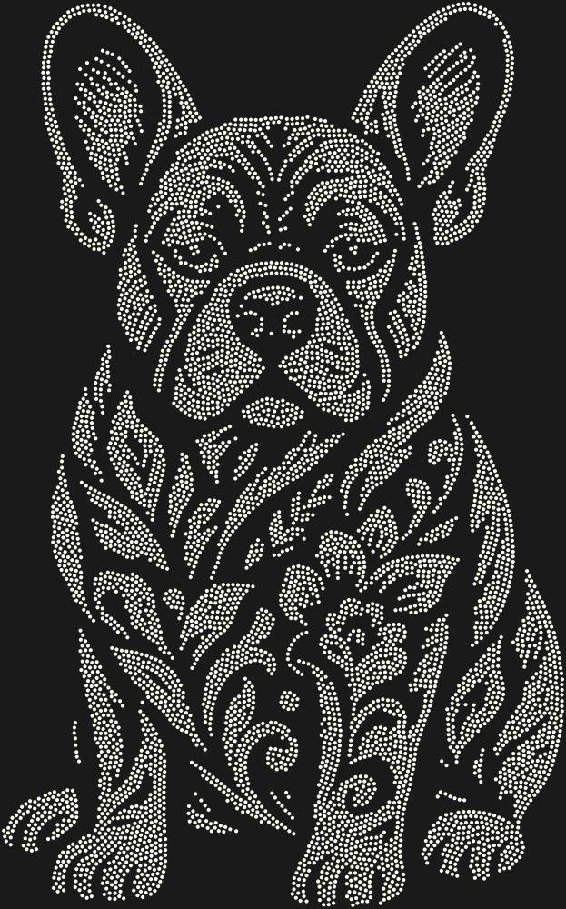 Трафарет Французский бульдог — RHT_FRENCHBULLDOG1_SS20_CRYSTAL_AB