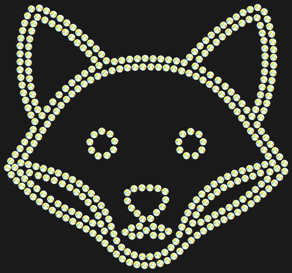 Трафарет Fox — RHT_FOX1_SS6_CRYSTAL_AB
