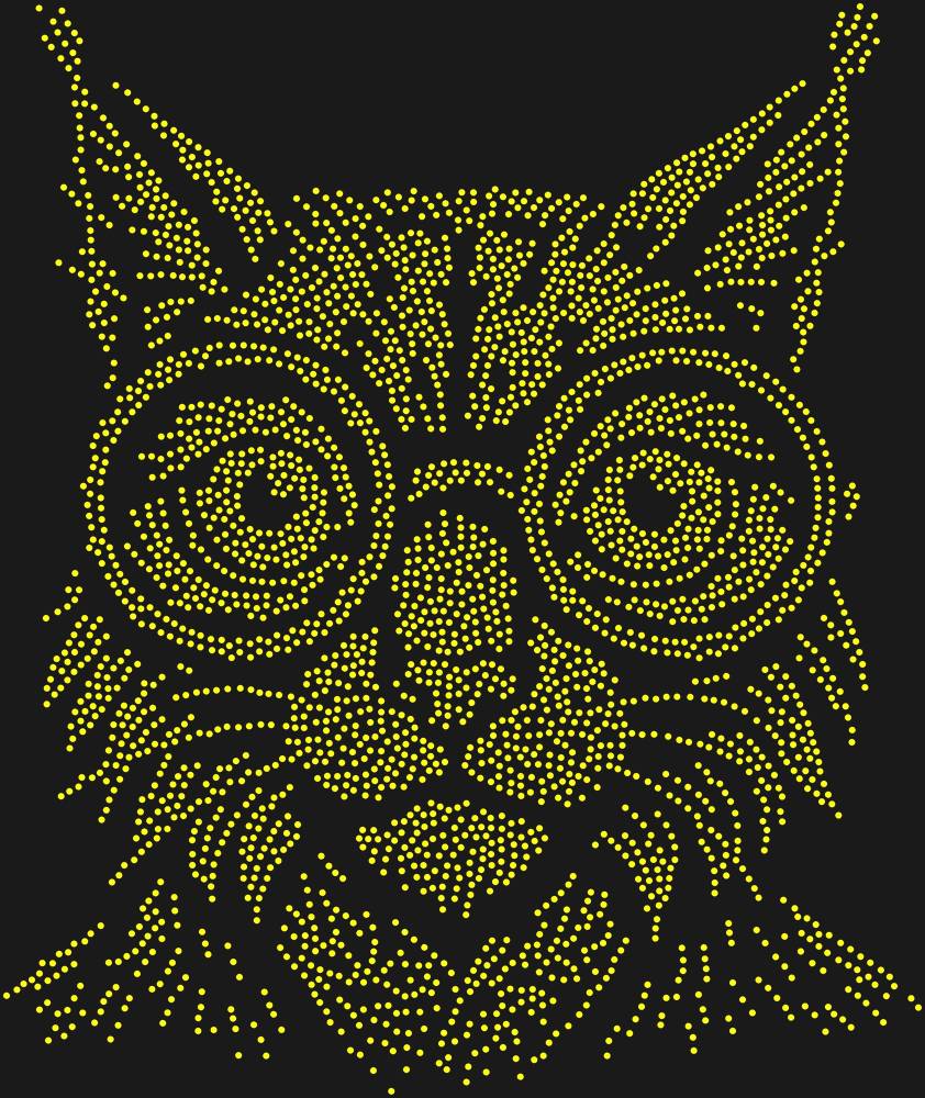Трафарет Рысь в очках — RHT_LYNX1_SS16_CITRINE