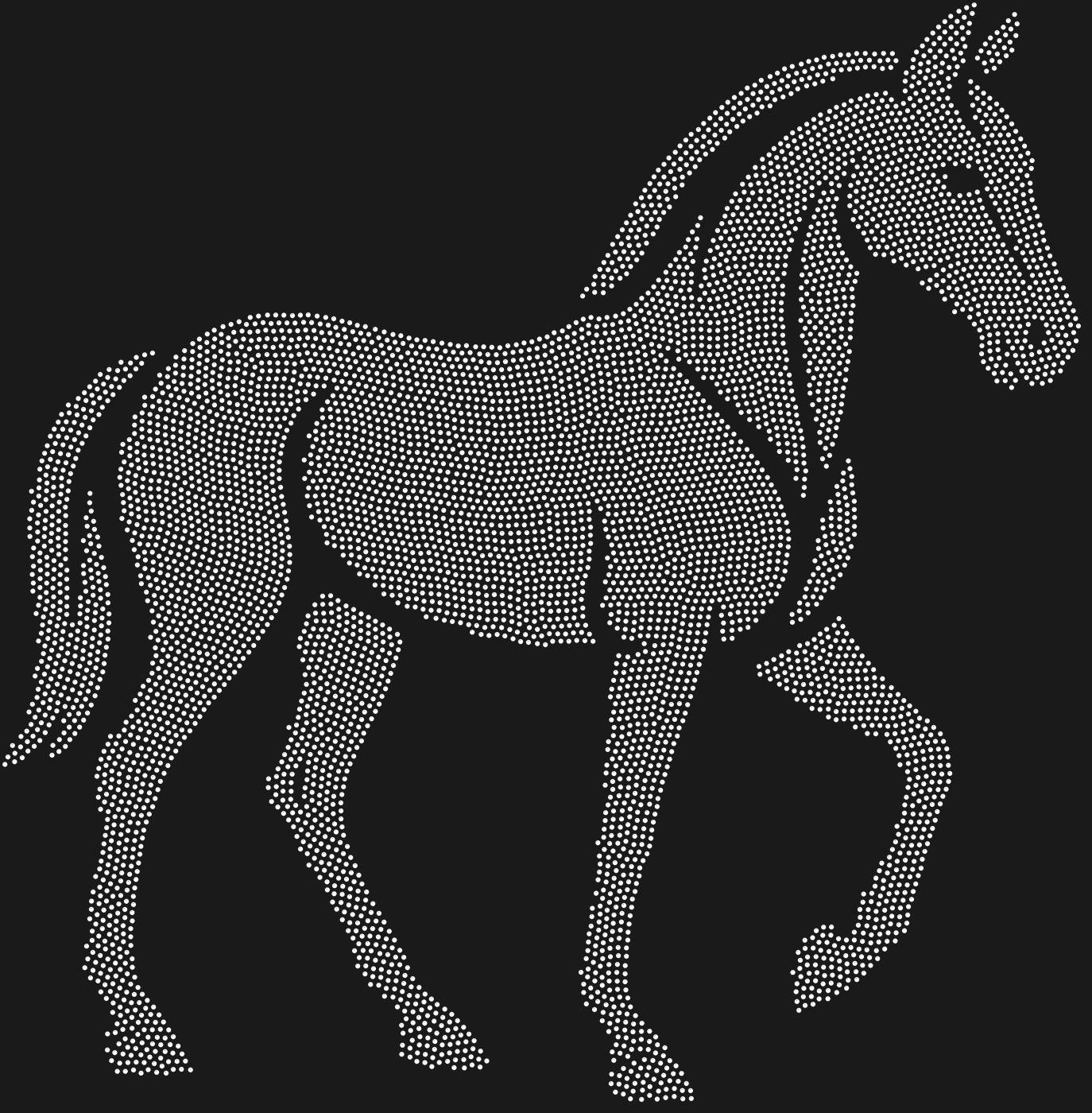 Трафарет Лошадь — HORSE14