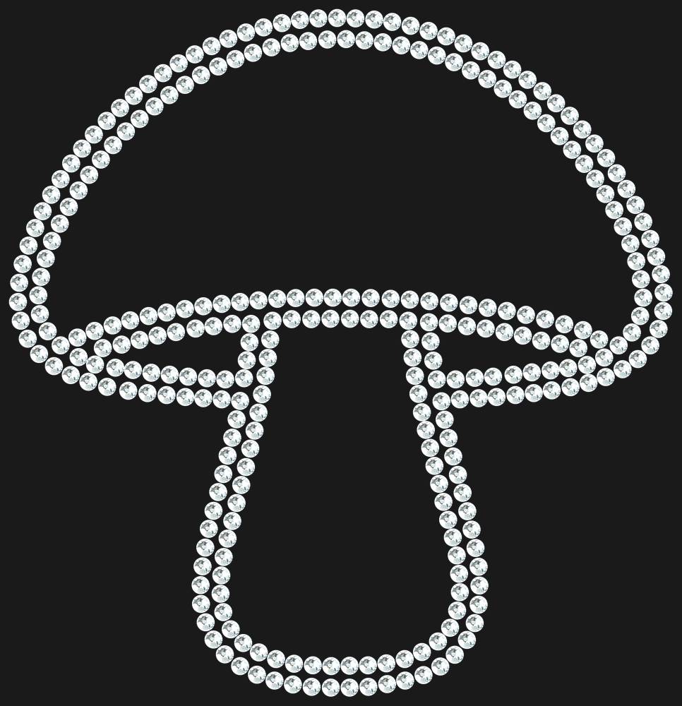 Трафарет Mushroom — RHT_MUSHROOM1_SS16_CRYSTAL_CLEAR