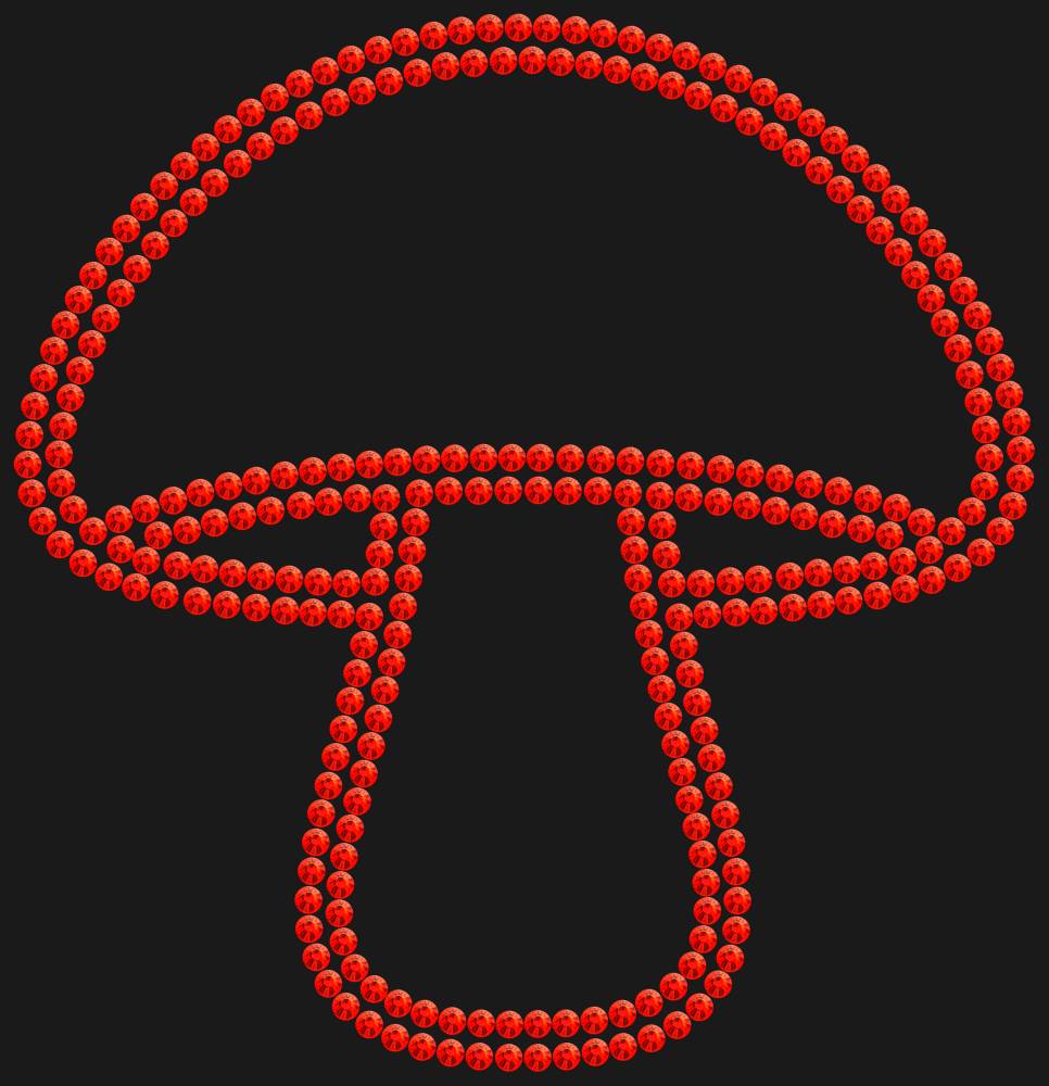 Трафарет Mushroom — RHT_MUSHROOM1_SS16_LT_SIAM