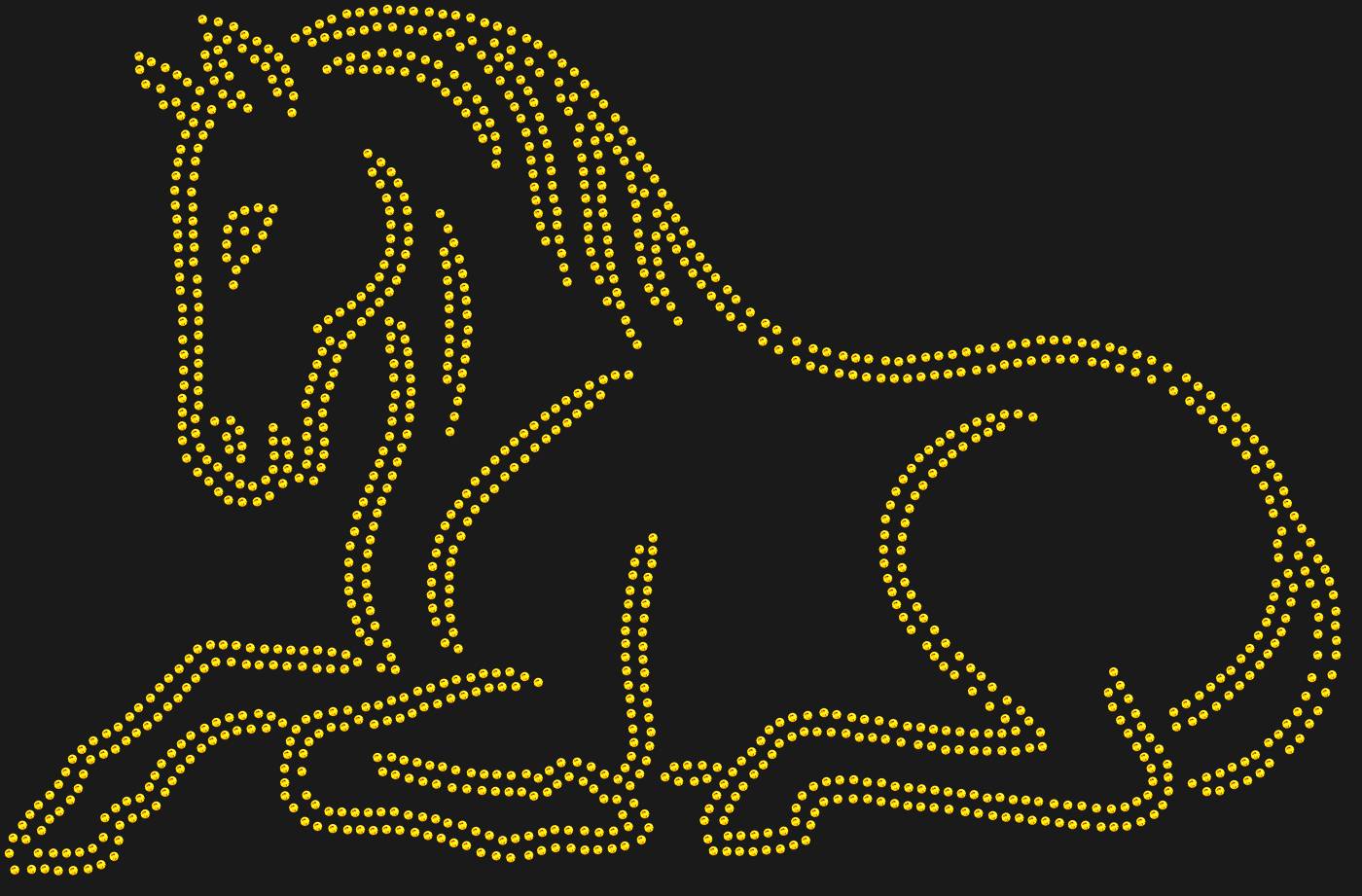 Трафарет Лошадь — HORSE8