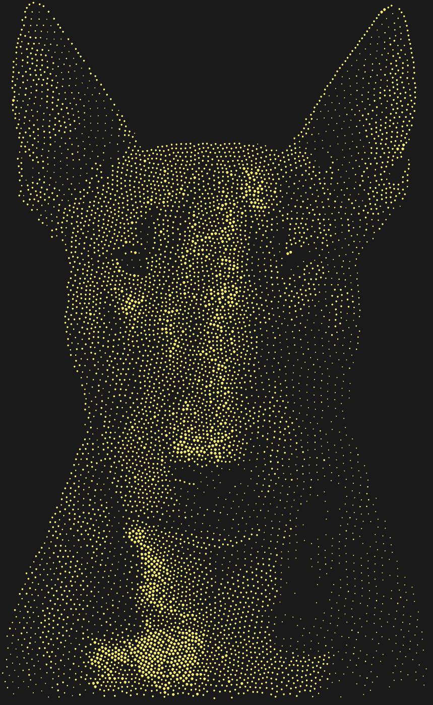 Трафарет Бультерьер — BULLTERRIER1