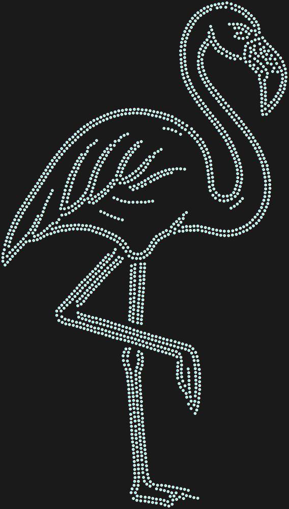 Трафарет Flamingo — RHT_FLAMINGO1_SS12_CRYSTAL_AB_DMC