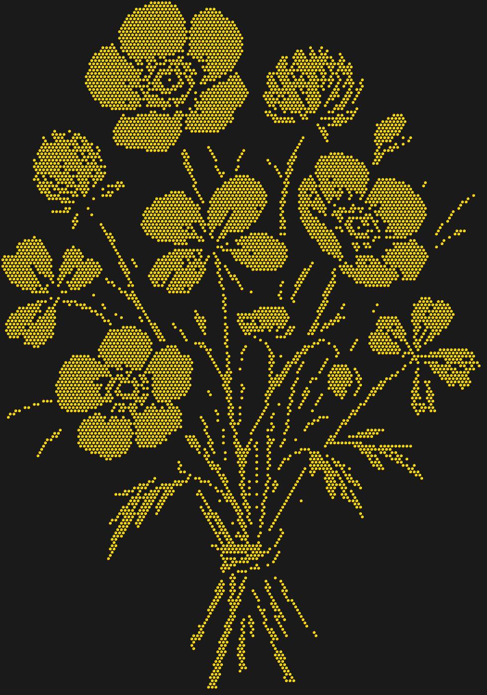 Трафарет Цветок — FLOWER6