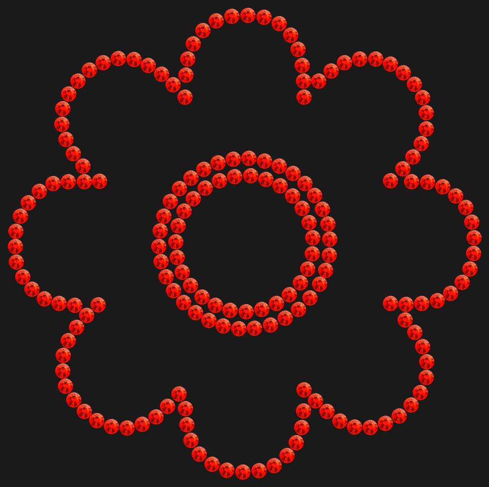 Трафарет Flower — RHT_FLOWER1_SS10_LT_SIAM