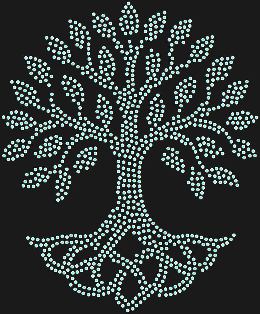 Трафарет Tree of Life — RHT_TREEOFLIFE1_SS10_CRYSTAL_AB_DMC