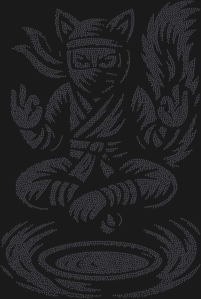 Трафарет Кот-ниндзя — RHT_CATNINJA1_SS6_JET_BLACK