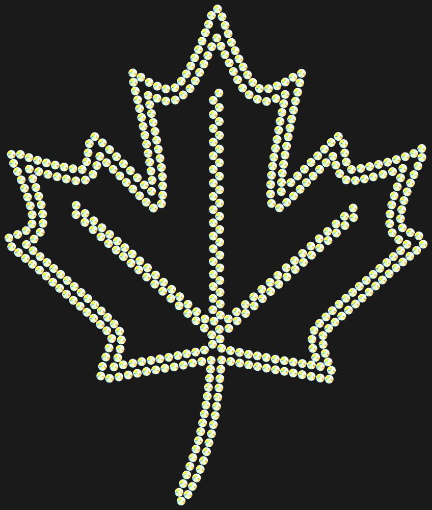 Трафарет Maple leaf — RHT_MAPLE1_SS20_CRYSTAL_AB
