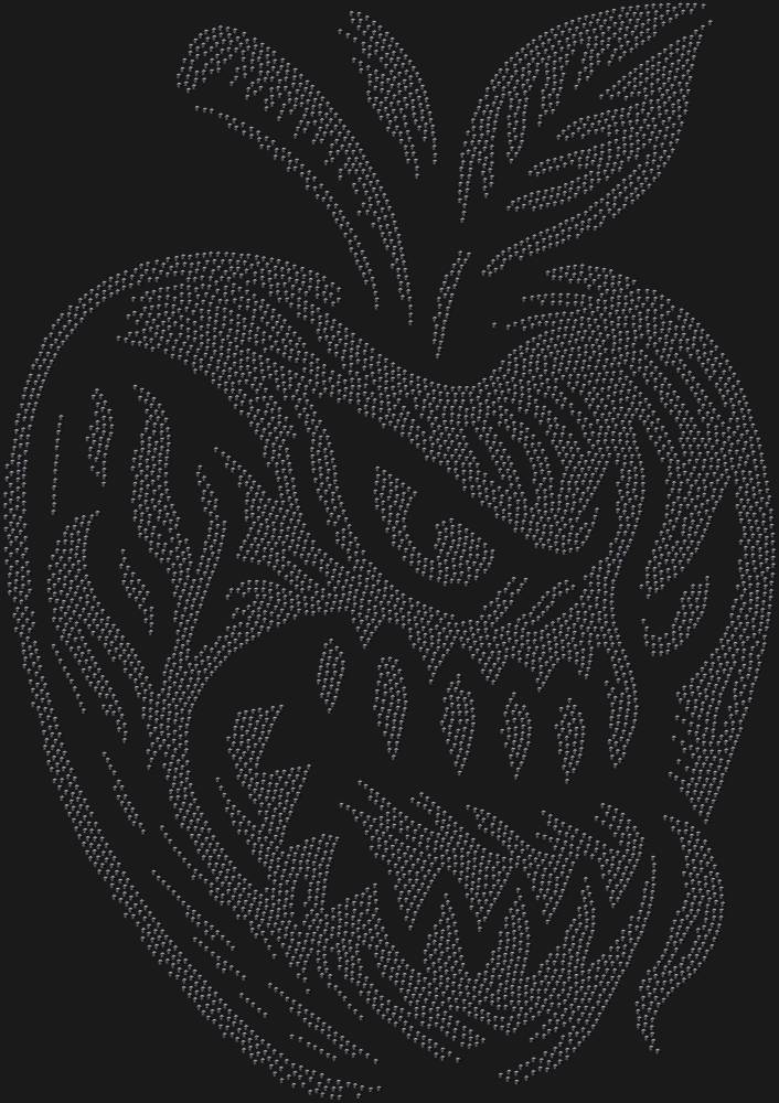 Трафарет Яблоко монстр — RHT_APPLEMONSTER1_SS8_JET_BLACK