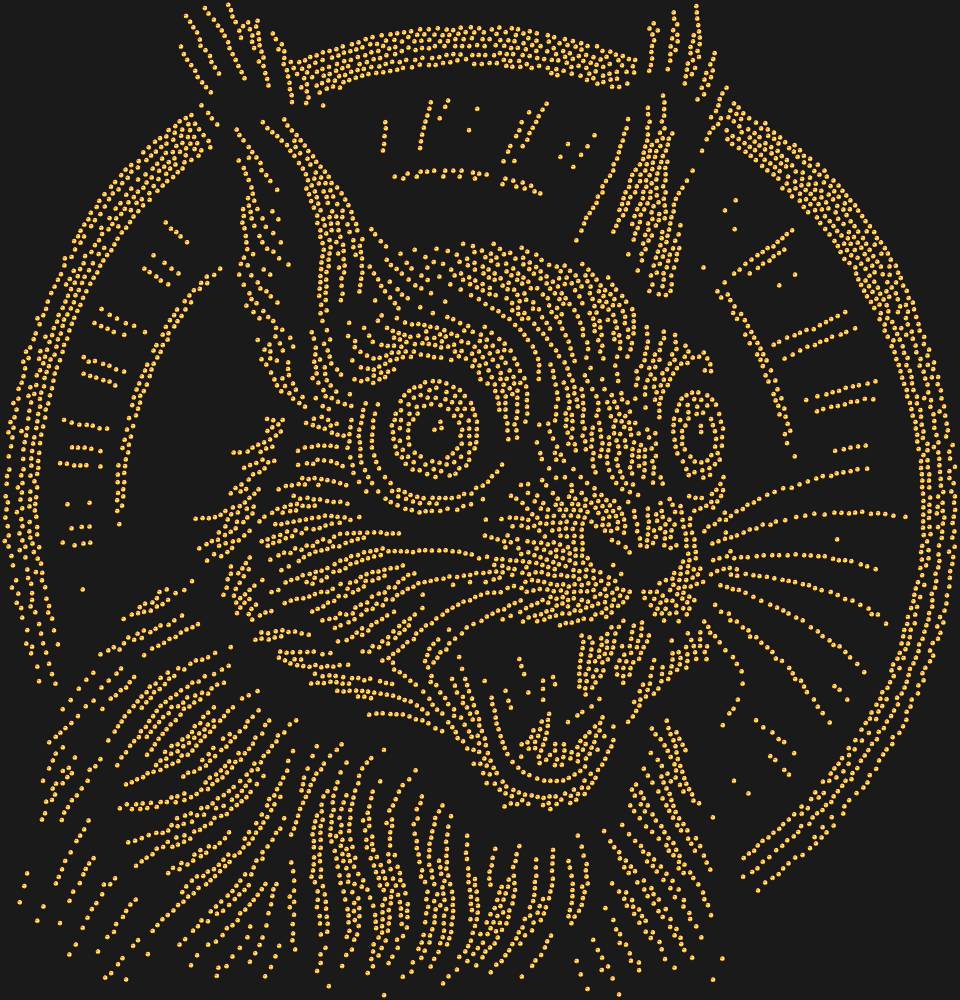 Трафарет Белка в колесе — RHT_SQUIRREL2_SS10_RED_VOLCANO