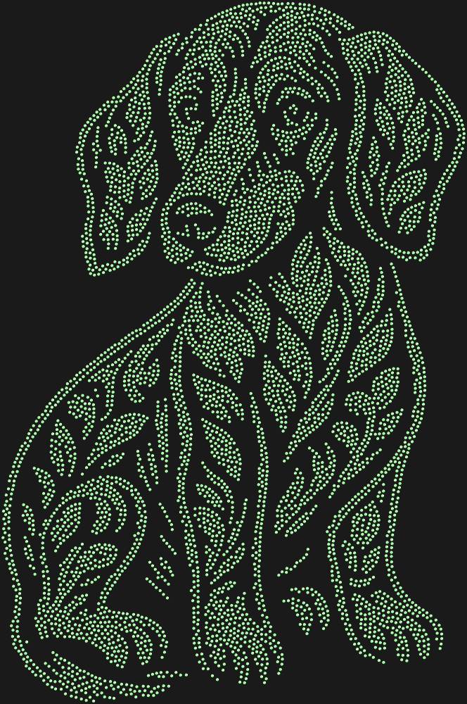 Трафарет Dachshund puppy — RHT_DACHSHUNDPUPPY1_SS10_LT_PERIDOT