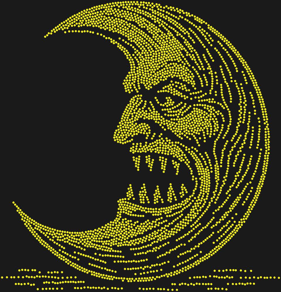 Трафарет Зубастая луна — RHT_MOON2_SS16_CITRINE