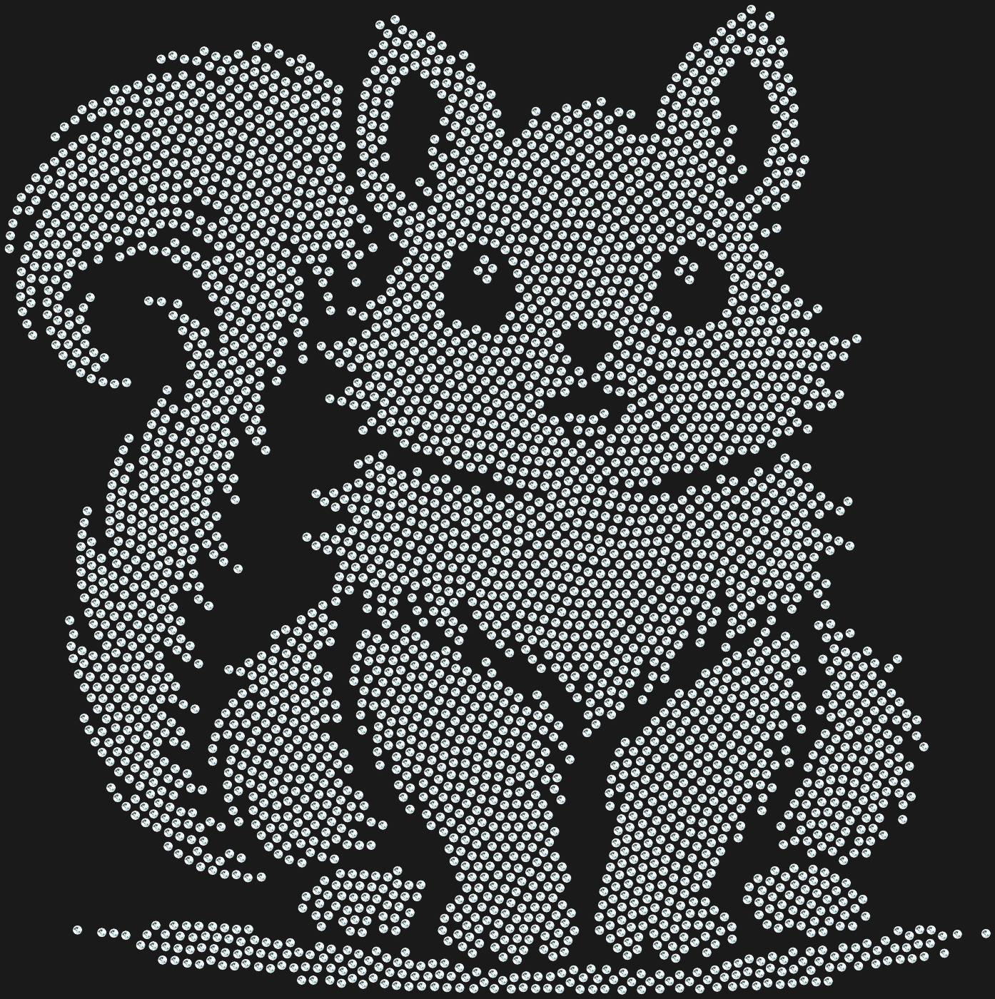 Трафарет Белочка (на футболку) — SQUIRREL5