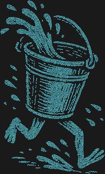 Unusual rhinestone stencil "Running Bucket". 4874 rhinestones. A joyful symbol of spontaneity and freedom - the perfect choice for those who don't want to stand still, even in their look.