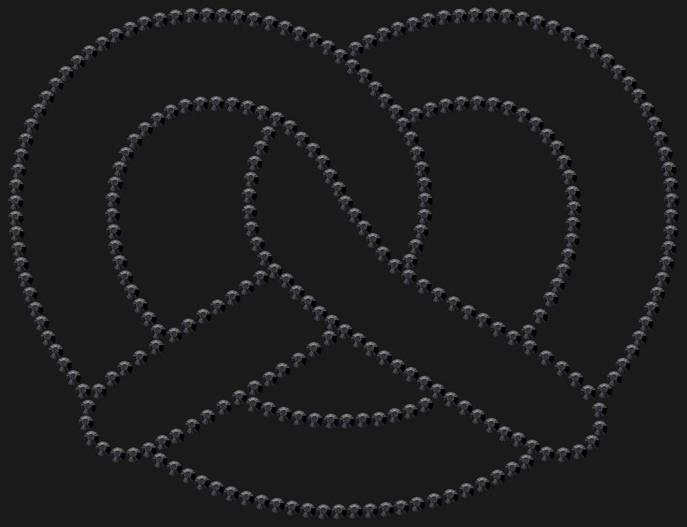 Трафарет Pretzel — RHT_PRETZEL1_SS10_JET_BLACK