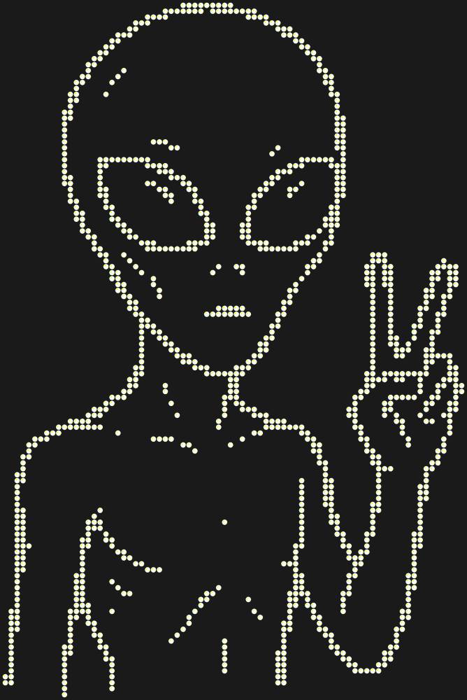 Трафарет Alien — RHT_UFO4_SS12_CRYSTAL_AB