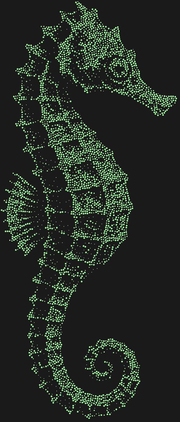 Трафарет Морской конек — SEAHORSE2