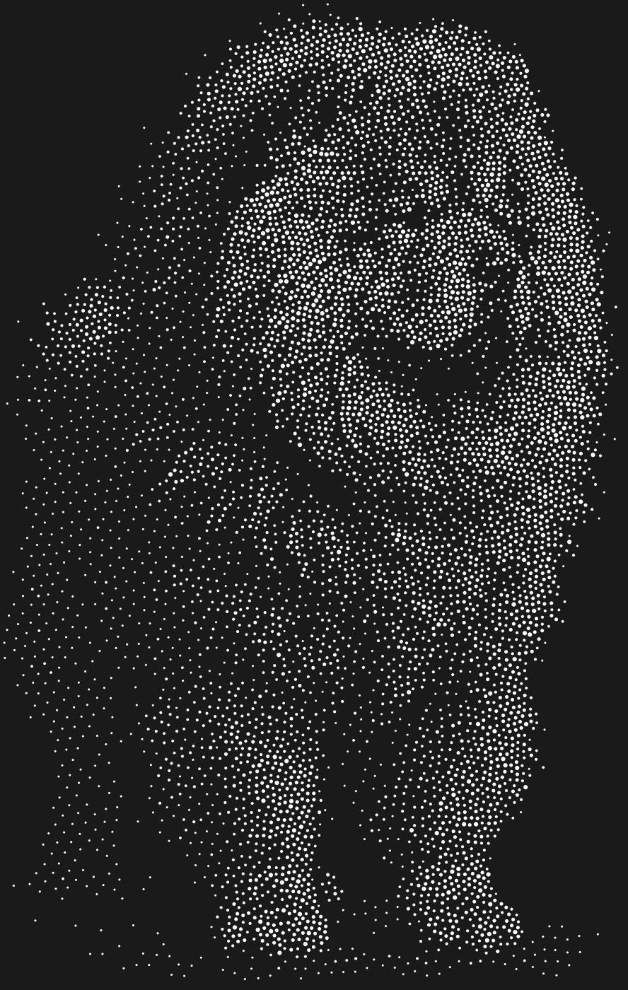 Трафарет Пушистый чау-чау — CHOWCHOW5