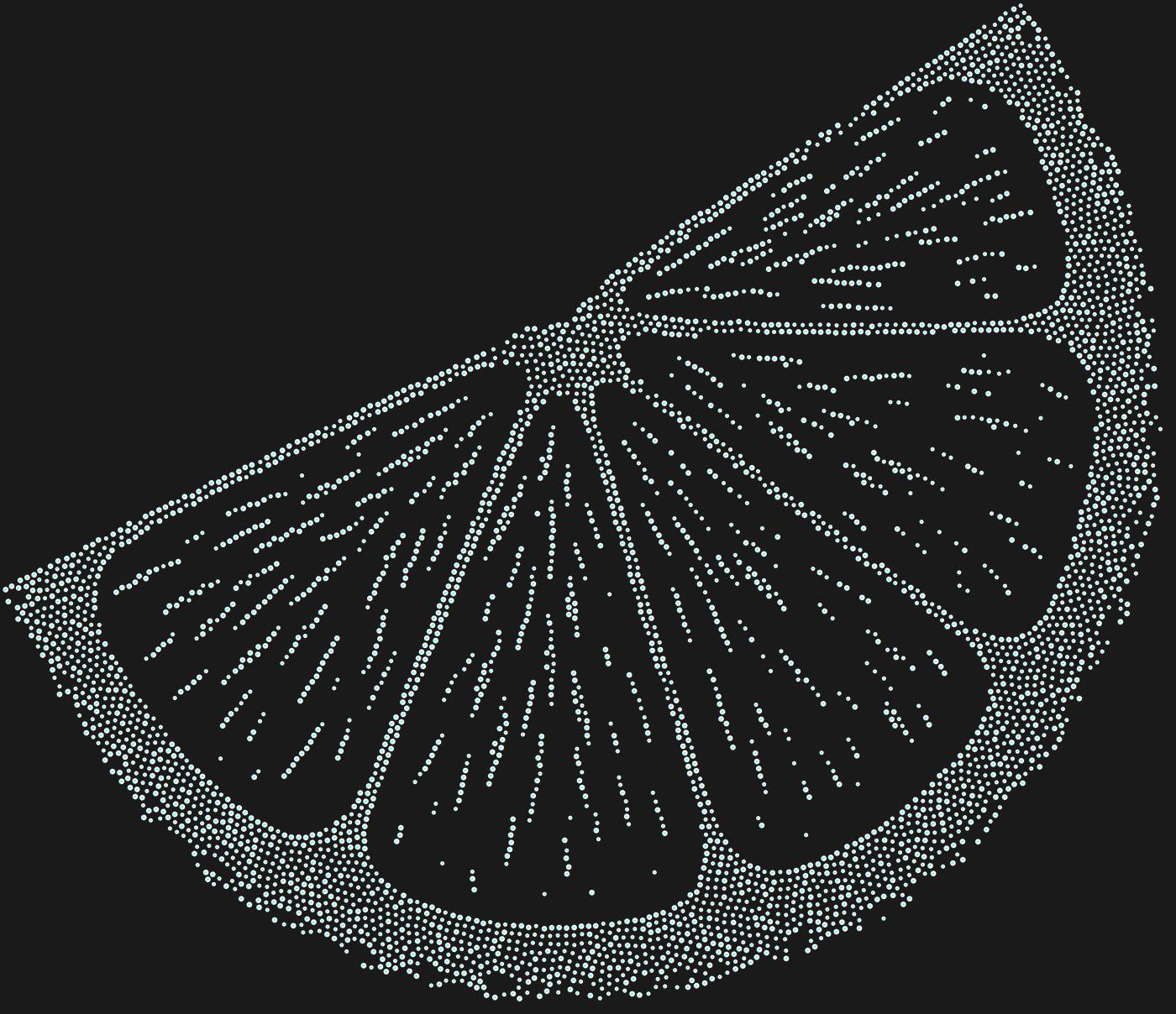 Трафарет Долька апельсина — ORANGESLICE1