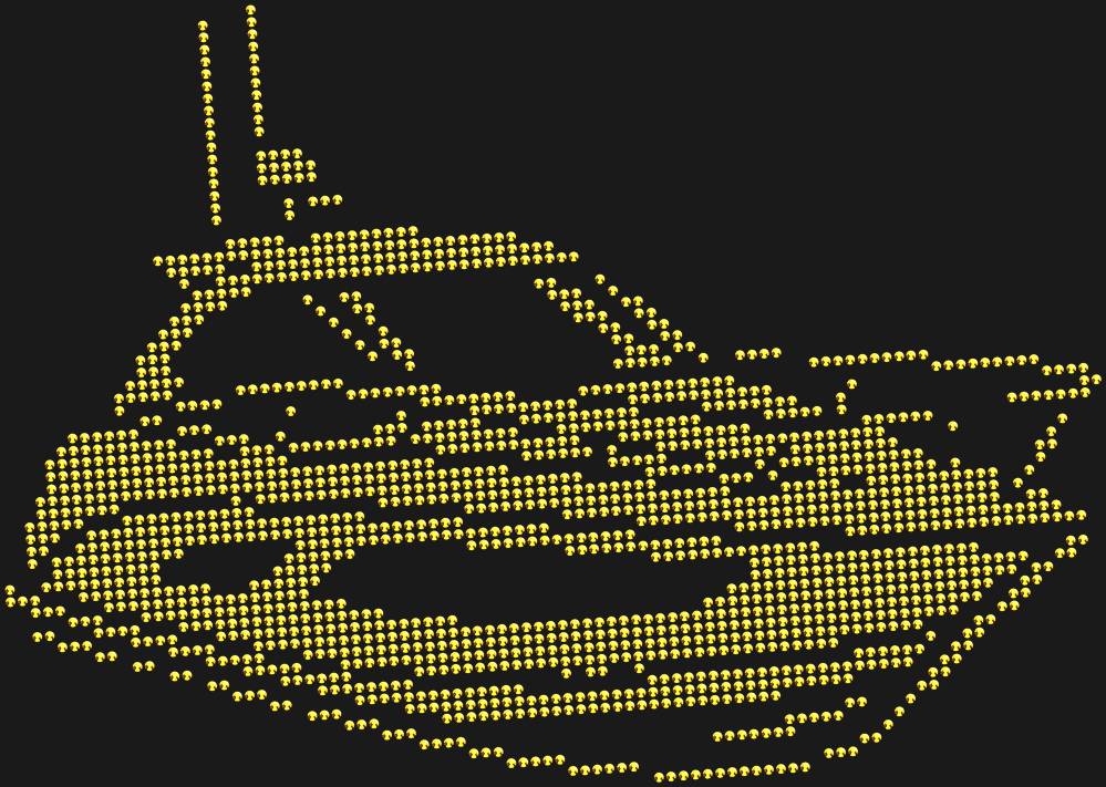 Трафарет Boat — RHT_BOAT1_SS10_GOLD