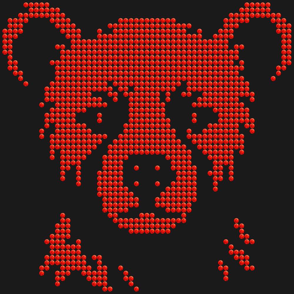 Трафарет Stern bear cub — RHT_LITTLEBEAR1_SS16_LT_SIAM