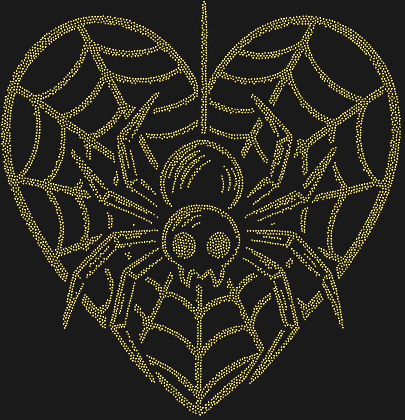 Трафарет Паук — SPIDERHEART1
