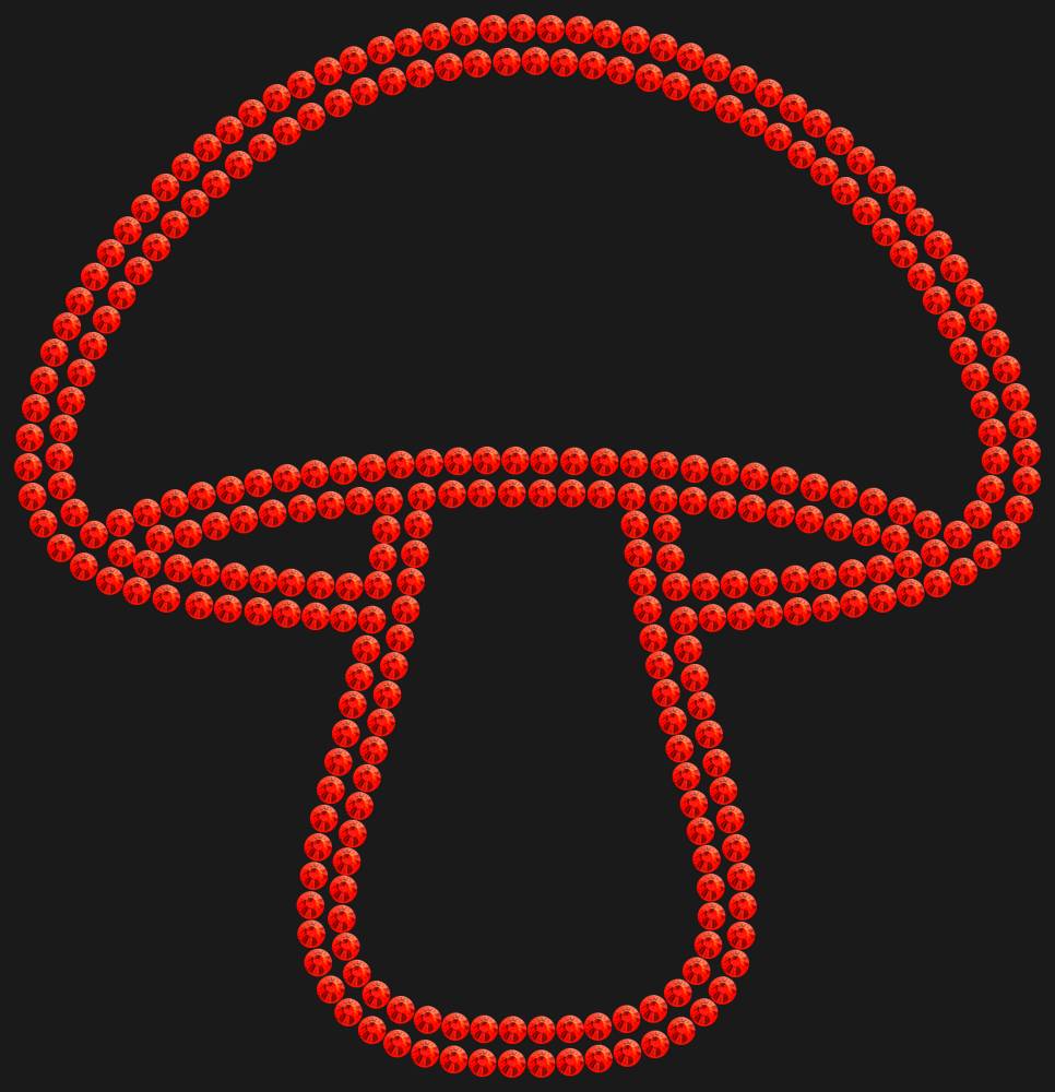 Трафарет Mushroom — RHT_MUSHROOM1_SS10_LT_SIAM