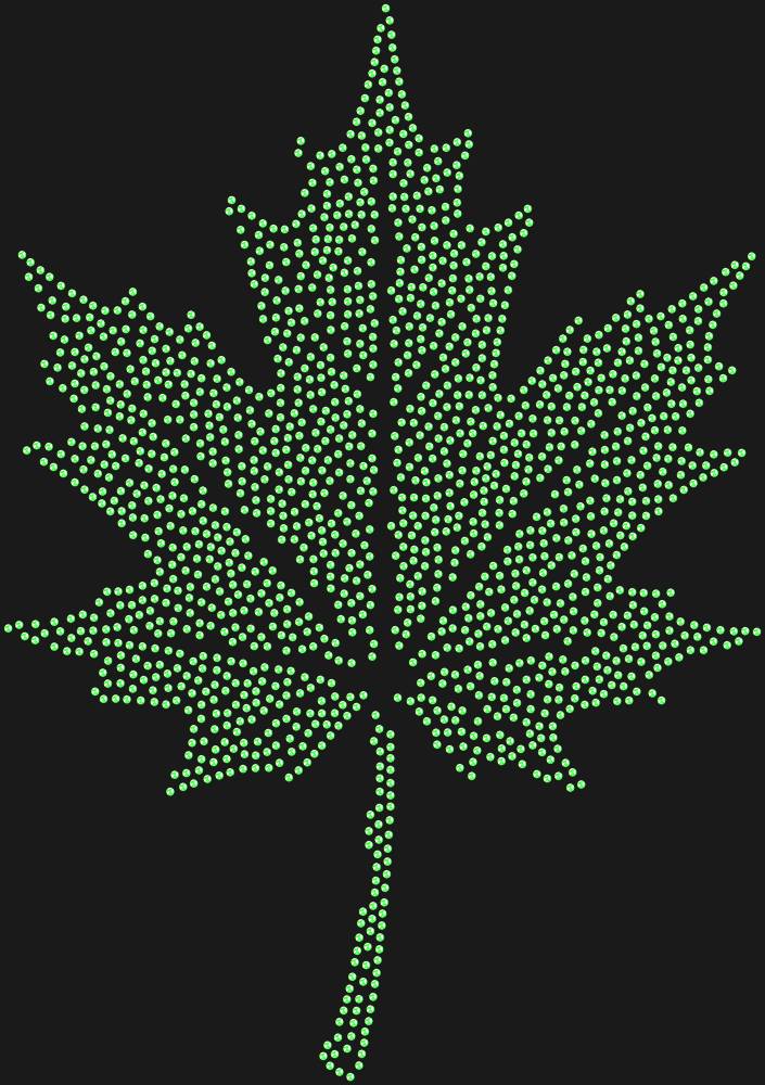 Трафарет Maple leaf — RHT_MAPLELEAF1_SS10_LT_PERIDOT