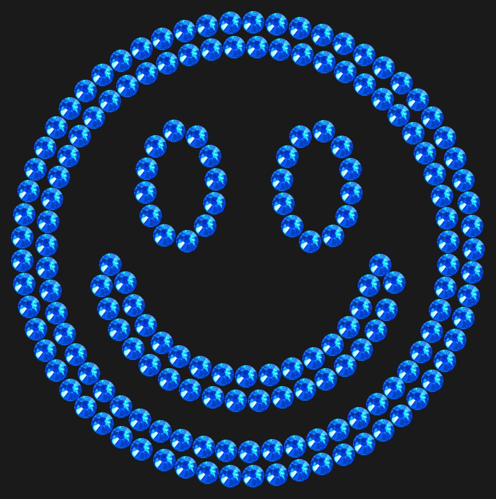 Трафарет Smiley — RHT_SMILE1_SS16_SAPPHIRE