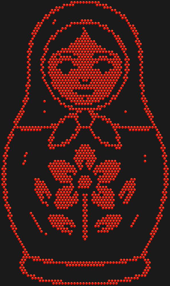 Трафарет Matryoshka doll — RHT_MATRYOSHKA1_SS16_LT_SIAM