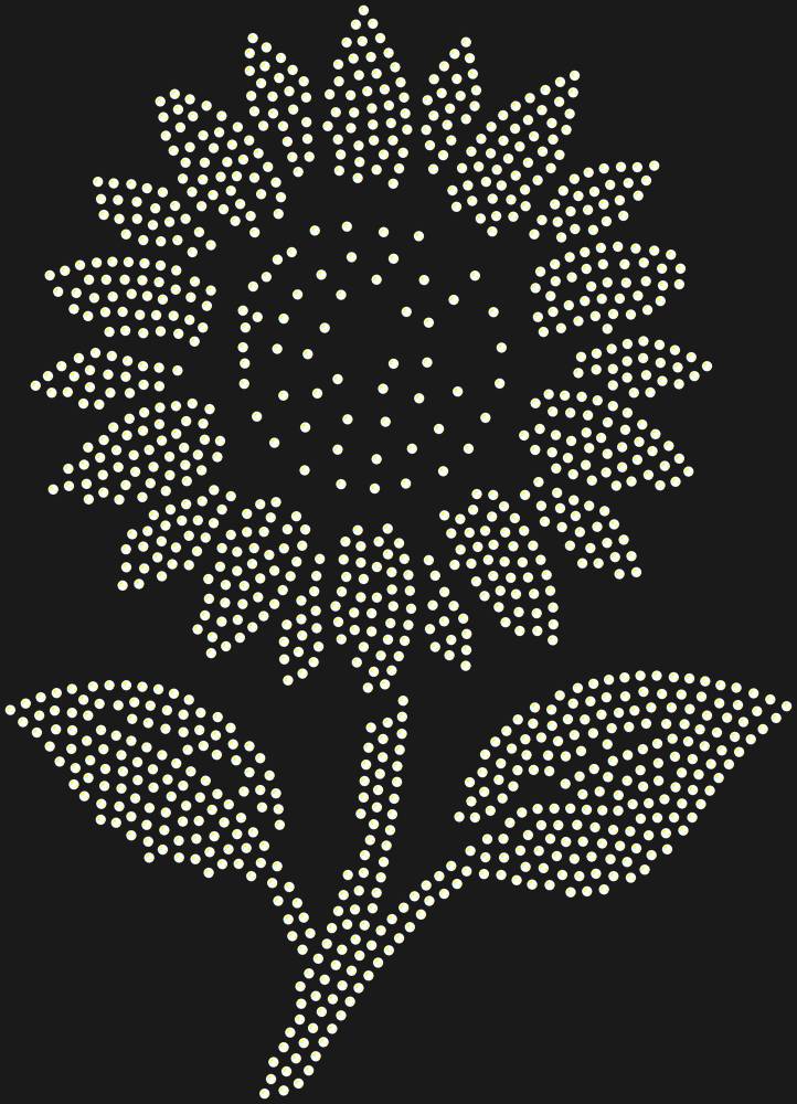 Трафарет Sunflower — RHT_SUNFLOWER1_SS10_CRYSTAL_AB