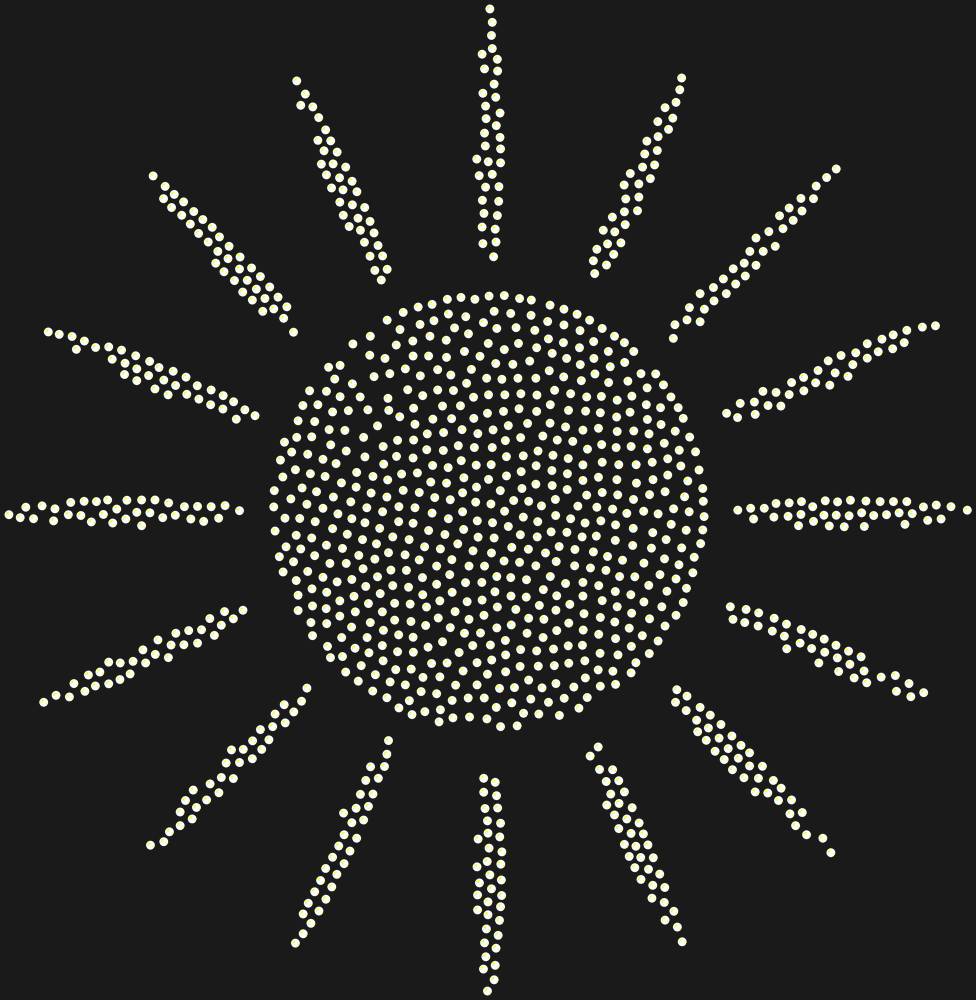 Трафарет Sun with rays — RHT_SUN1_SS10_CRYSTAL_AB