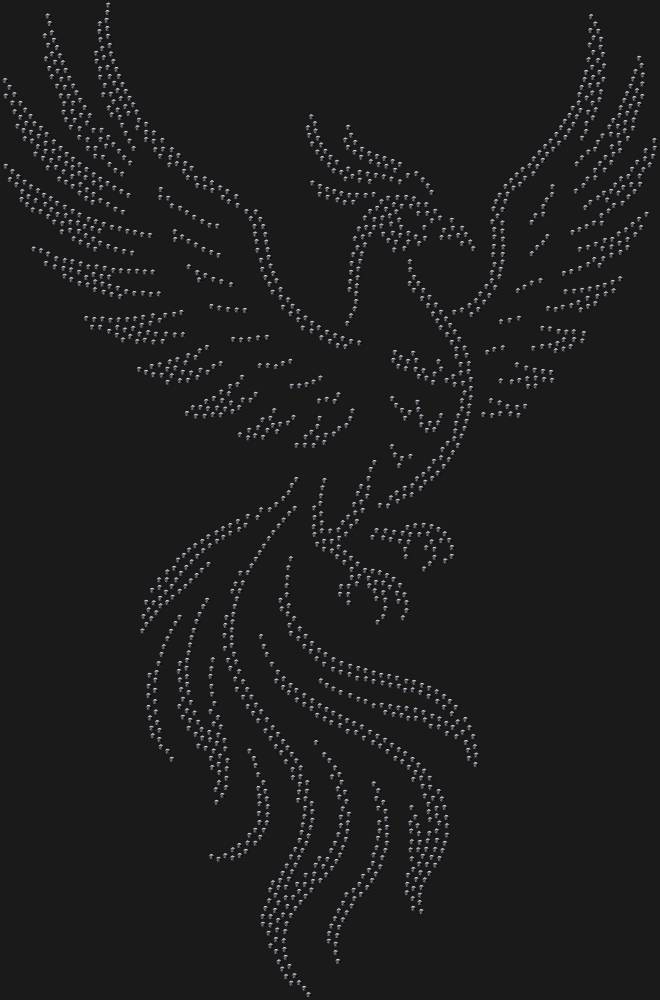 Трафарет Phoenix bird — RHT_FENIX1_SS16_JET_BLACK