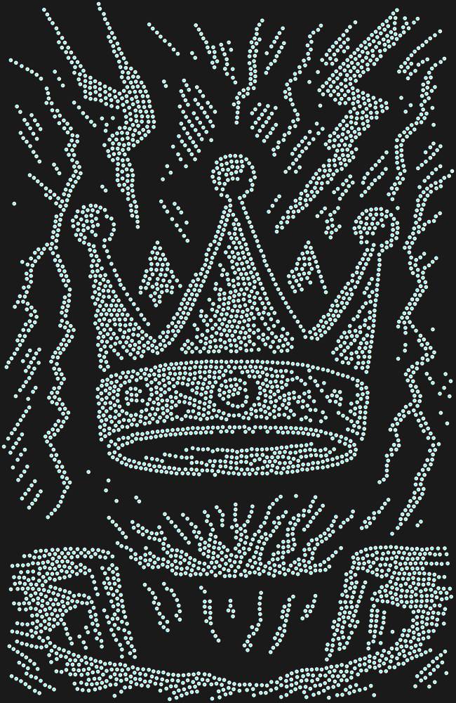 Трафарет Crown — RHT_CROWNABYSS1_SS10_CRYSTAL_AB_DMC