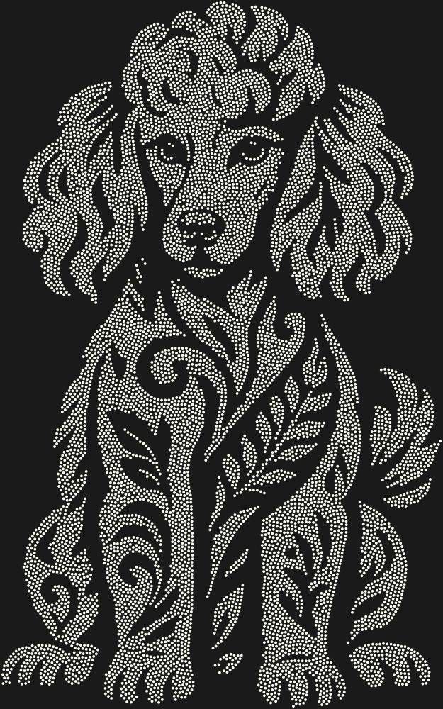 Трафарет Poodle — RHT_POODLE1_SS10_CRYSTAL_AB