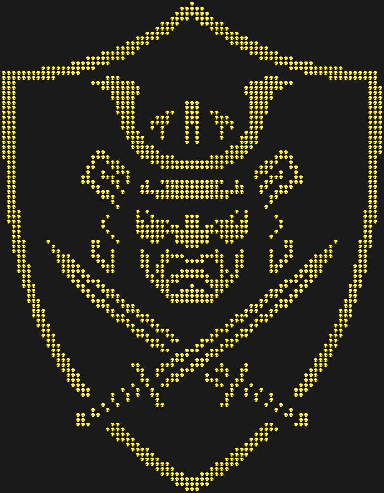 Трафарет Samurai shield — RHT_SAMURAI1_SS16_GOLD