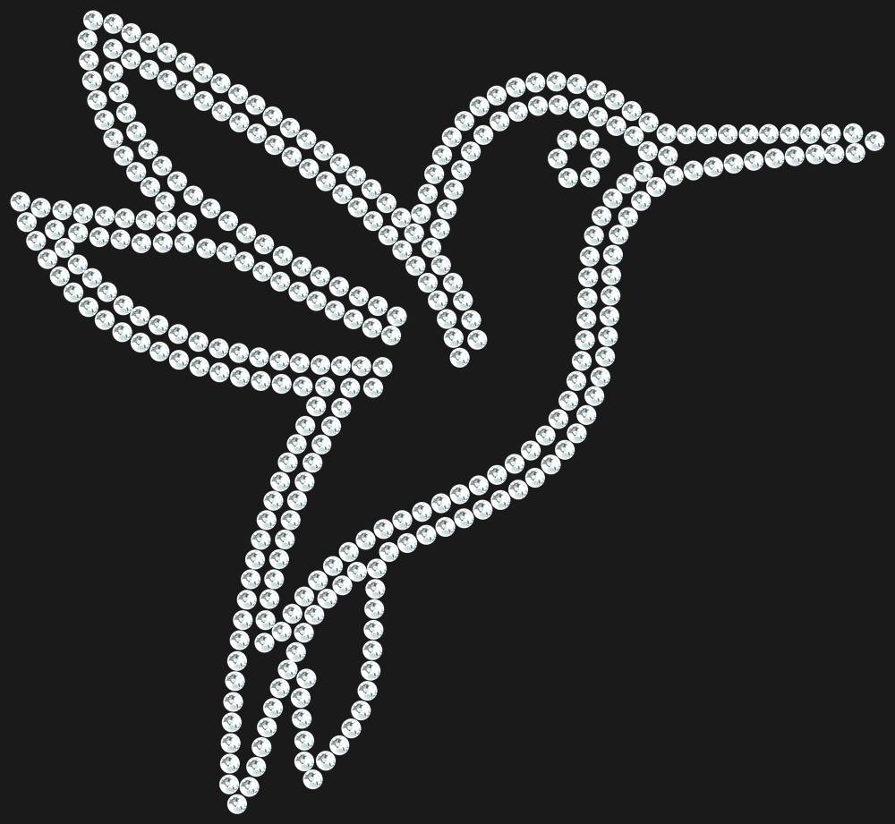 Трафарет Hummingbird — RHT_HUMMINGBIRD1_SS20_CRYSTAL_CLEAR