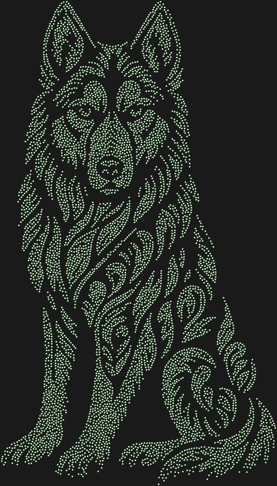 Трафарет Husky — RHT_HUSKY1_SS3_LT_PERIDOT