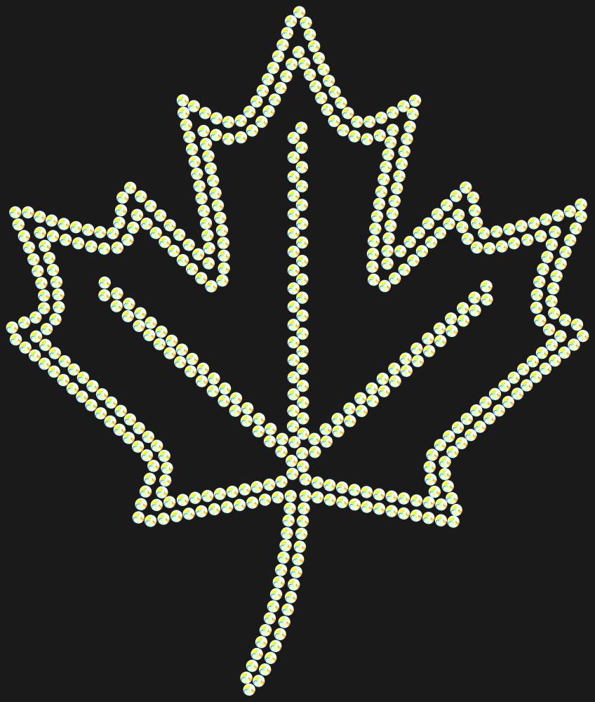 Трафарет Maple leaf — RHT_MAPLE1_SS16_CRYSTAL_AB