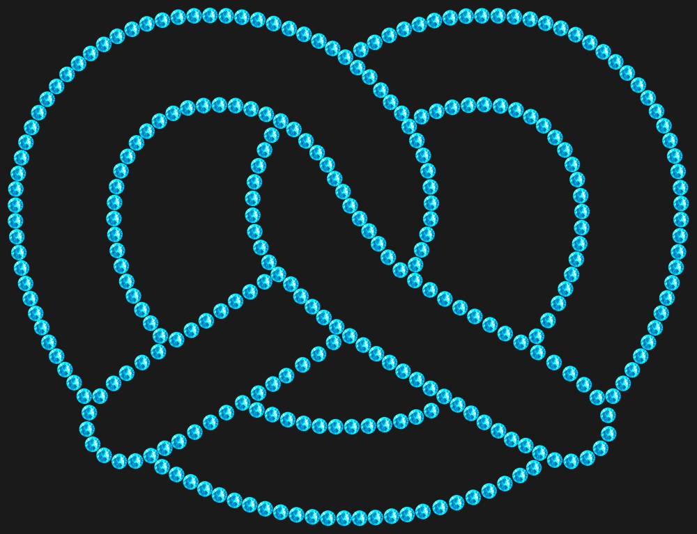 Трафарет Pretzel — RHT_PRETZEL1_SS16_AQUAMARINE