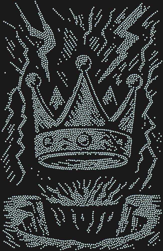 Трафарет Crown — RHT_CROWNABYSS1_SS6_CRYSTAL_AB_DMC