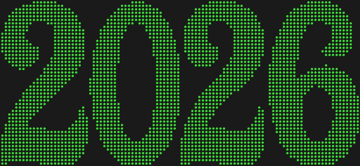 Трафарет Надпись 2026 — TEXT1